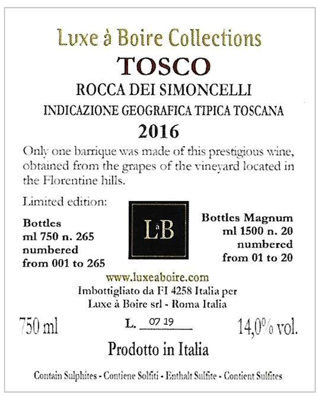 CATALOGO: Rocca dei Simoncelli Tosco 2016 Magnum - immagine 5