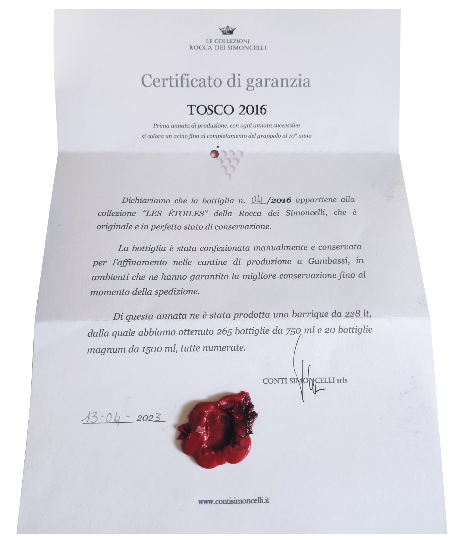 CATALOGO: Rocca dei Simoncelli Tosco 2016 - immagine 4